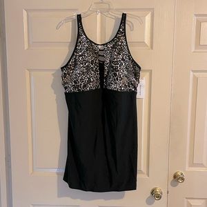Cheetah Print Swim Dress